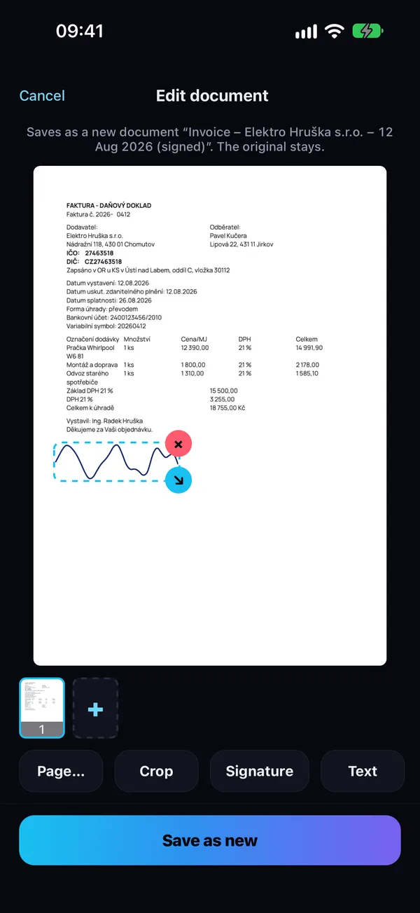 Sign and fill in without a printer